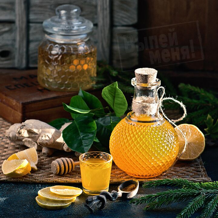 橙子、生姜和蜂蜜的月光酊剂将增强男性的效力